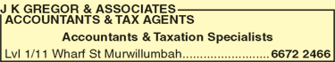 J K Gregor & Associates Accountants & Tax Agents - House Insurance Australia 2