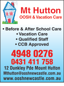 Mount Hutton OOSH & Vacation Care - Insurance Yet 6